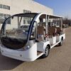 semi-enclosed factory tour car in Dinis
